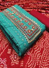 Sky Blue Designer Suit Exclusive Festive Wear Cotton Dress Material With Embroidery Work Collection 0002  